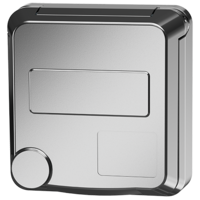 MENNEKES  Socle de prise de courant normalisé Cepex semi-encastré, aluminium blanc 4504