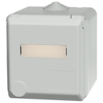 MENNEKES Socle de prise de courant Cepex SCHUKO®, gris 4973