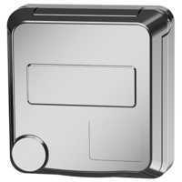 MENNEKES  Socle de prise de courant semi-encastré Cepex, aluminium blanc 4480