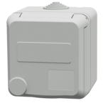 MENNEKES Socle de prise de courant mural Cepex, gris clair 4802