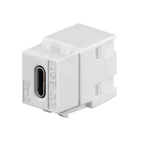 MENNEKES Module keystone USB 3.1, TYPE C, blanc pur 41579
