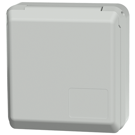 MENNEKES Socle de prise de courant Cepex semi-encastré, gris 4213