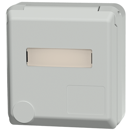 MENNEKES Socle de prise de courant Cepex semi-encastré, gris 4217