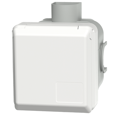 MENNEKES Socle de prise de courant Cepex encastré, blanc perle 4244