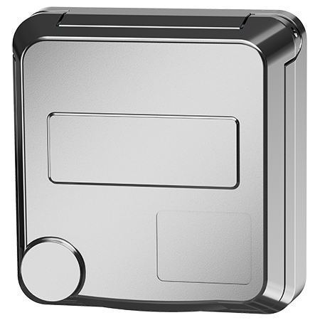 MENNEKES Socle de prise de courant semi-encastré Cepex, aluminium blanc 4479