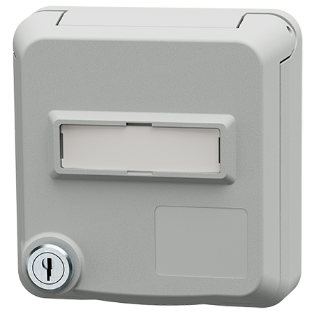 MENNEKES Socles de prises de données Cepex avec serrure et champ d’étiquetage 4622