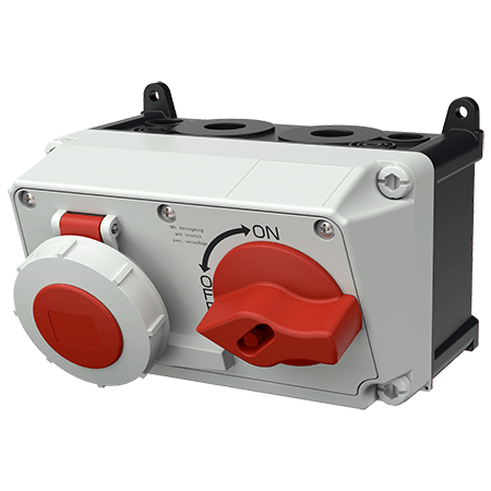 MENNEKES Socle de prise de courant saillie DUO 7636