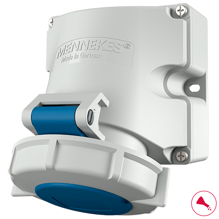 MENNEKES Socle de prise de courant saillie avec TwinCONTACT 9105